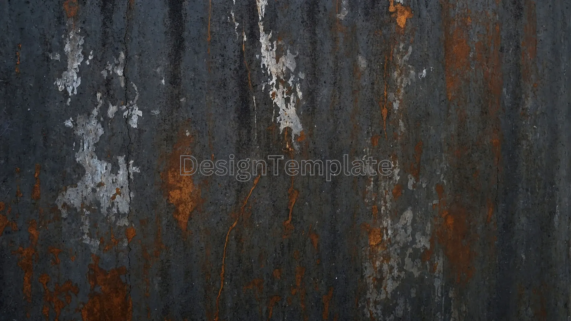 Gothic Decay Scratched Metal Wall Background